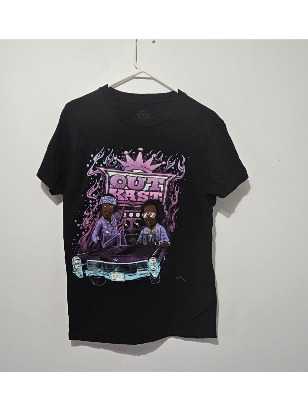 Outkast ATLiens SZ M Hip Hop Rap Reprint T-Shirt  90s Y2K Crewneck BIG BOI ANDRE